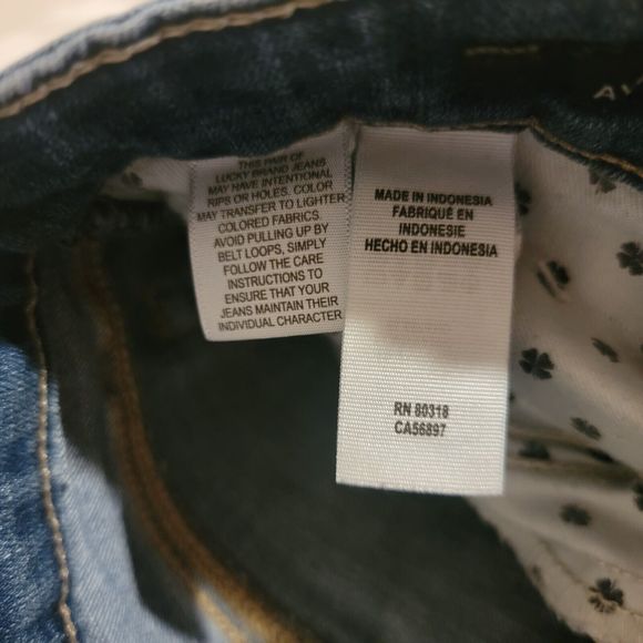 Lucky Brand Womens Jeans Size 6 Blue Tapered Normcore - Picture 7 of 7